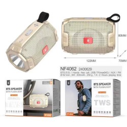 PORTABLE BTS SPEAKER NF4062 ONE PLUS 5.0 VERSION GOLD PORTABLE BTS SPEAKER NF4062 ONE PLUS 5.0 VERSION GOLD